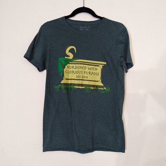 Lost Bros Loki "Burdened With Glorious Purpose" RIP Shirt - Small - Picture 5 of 11